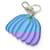 Louis Vuitton Keyring Portocle Pumpkin Blue Leather Metal  ref.1493698