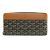 Goyard Zip GM Langbörse mit Fischgrätenmuster