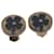 Orecchini Chanel Clover Clip Nero D'oro  - vista 2