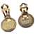Orecchini Chanel Clover Clip Nero D'oro  - vista 4