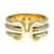 Cartier 2C Trinity Band Ring Golden White gold Yellow gold Pink gold  ref.1493977