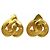 Orecchini in metallo dorato Chanel Coco Mark 97P D'oro - vista 2