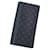 Louis Vuitton Monogram Patchwork Portefeuille Brazza Eclipse Black Beige Dark grey Light blue Leather Cloth  ref.1494046