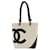 Chanel Cambon Line Medium Tote Bag Black White Leather  ref.1494092