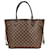 Sac tote Louis Vuitton Neverfull MM Rouge Fuschia Damier ebène  ref.1494166