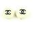 Orecchini in resina con clip Chanel Coco Mark