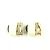 Orecchini in resina con clip Chanel Coco Mark - vista 2