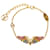 Bracelet en rhinestones Louis Vuitton Essential V California Dream Multicolore Doré  ref.1494659