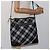 Borsa a spalla Burberry Nova Check Blue Label in nylon nero Auth 80167 - vista 20