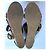 Sandali con zeppa in legno TWIN SET Marrone Beige - vista 10