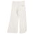 Jeans de pierna ancha Chloé en algodón crema - vista 2