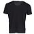 Camiseta de cuello redondo de algodón negro con estampado de calavera óptica Alexander McQueen - vista 3