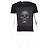 Camiseta de cuello redondo de algodón negro con estampado de calavera óptica Alexander McQueen - vista 4