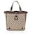 Gucci Abbey Tote Bag Canvas Tote Bag 130739 in Good Condition Beige Cloth  ref.1495958