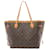 Louis Vuitton Neverfull MM Canvas Tote Bag M40156 in Good Condition Brown Cloth  ref.1496180