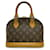 Louis Vuitton Brown Monogram Alma BB Leather Cloth  ref.1496609