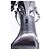 Saint Laurent Ankle Cage Strap Heels aus schwarzem Lackleder - Ansicht 17