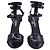 Saint Laurent Ankle Cage Strap Heels aus schwarzem Lackleder - Ansicht 3