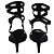 Saint Laurent Ankle Cage Strap Heels aus schwarzem Lackleder - Ansicht 5