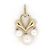 Mikimoto Perlenanhänger Au750 Golden