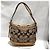 Autre Marque Coach Signature Canvas Leather Shoulder Bag F19727