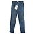 Vaqueros Chanel de mezclilla azul slim stretch con logo CC