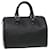 LOUIS VUITTON Epi Speedy 25 Sac à main Noir M43012 LV Auth ep4776 Cuir  ref.1498262