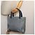 PRADA Borsa a mano in nylon grigio Auth 81833 Marrone - vista 24