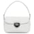 Weißer Prada Saffiano Lux Pushlock Umhängetasche Leder  ref.1498440