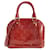 Sac à main Alma BB en vernis monogramme Louis Vuitton rouge Cuir  ref.1498481