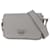 Bolso cruzado de cuero Saffiano gris de Prada  ref.1498557