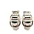 Silver Hermès Sterling Silver Deux Anneau Clip On Earrings Silvery Metal  ref.1498606