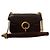 Borsa Sandro in pelliccia marrone scuro