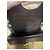 Borsa Sandro in pelliccia marrone scuro - vista 3