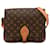 Brown Louis Vuitton Monogram Cartouchiere GM Crossbody Bag Leather  ref.1498897