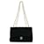 Black Chanel Jumbo Classic Jersey Single Flap Shoulder Bag Cloth  ref.1498928