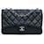 Blue Chanel Medium Quilted Lambskin 3 Accordion Flap Shoulder Bag Leather  ref.1498934