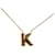 Gold Louis Vuitton LV & Me Necklace Letter K Golden Gold-plated  ref.1498938