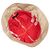 Cappello bucket Burberry beige e rosso con bordo motivo Nova Check - vista 4