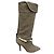 Isabel Marant Stiefel Khaki Leder und Canvas