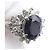 Autre Marque Antikes Design Platinring Pt850 mit Saphir von 3,67 ct Blau - Ansicht 3