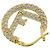 Orecchini a cerchio con logo FF di Fendi in strass 8AH301A44GF089U D'oro - vista 4