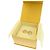 Orecchini a cerchio con logo FF di Fendi in strass 8AH301A44GF089U D'oro - vista 5