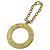 Céline Portachiavi con charm circolare logo Celine D'oro