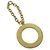 Céline Portachiavi con charm circolare logo Celine D'oro - vista 2