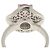 Autre Marque Bague en saphir étoilé violet platine PT900 3,39 ct Diamant 1,356 ct Taille 12 - vue 2