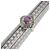 Autre Marque Bague en saphir étoilé violet platine PT900 3,39 ct Diamant 1,356 ct Taille 12 - vue 3