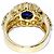 Autre Marque Au750 Saphir-Diamantring Golden - Ansicht 6