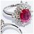 Autre Marque Pt900 Ruby 3.317ct Diamond 2.20ct Ring Size 12.5 - view 5