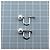 Autre Marque Orecchini Polaris Pearl 7,2mm in oro bianco K14WG - vista 3